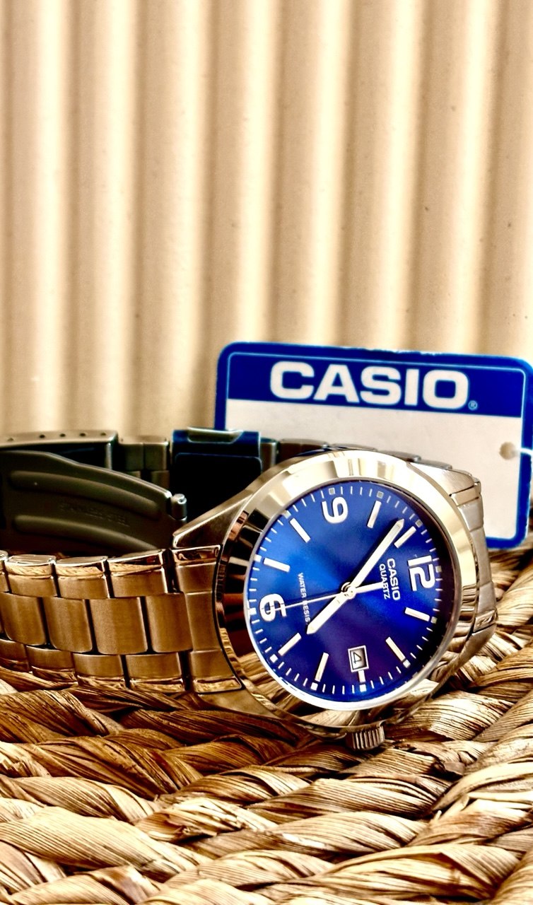 ساعت مچی - CASIO -  کاسیو مردانه MTP-1215A-2A- برای آقایان خوش سلیقه