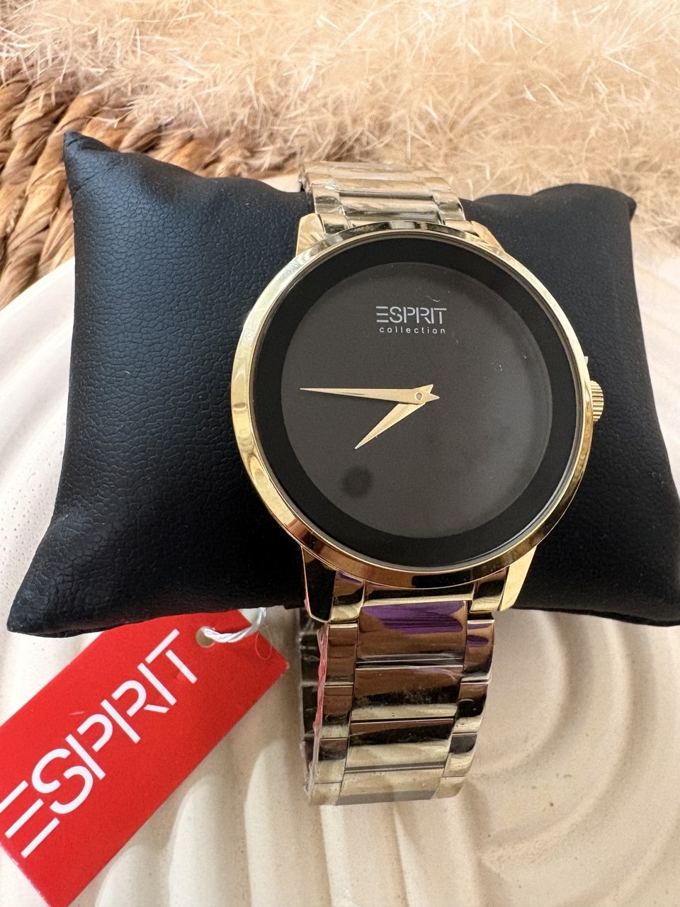 ساعت مچی مردانه اسپریت بند استیل رزگلد مشکی مدل 5053G