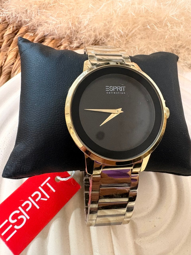 ساعت مچی مردانه اسپریت بند استیل رزگلد مشکی مدل 5053G