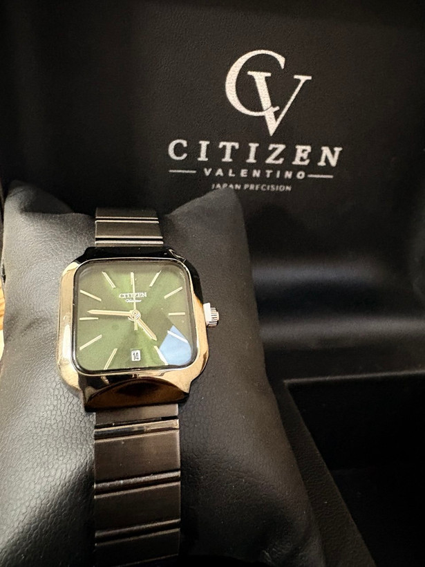ساعت مچی مردانه سیتیزن (Citizen) ولنتینو کلاسیک مستطیلی با رنگی خاص